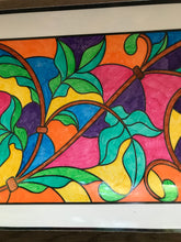 Load image into Gallery viewer, Dry Erase Stained Glass Transoms