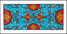 Load image into Gallery viewer, Dry Erase Stained Glass Transoms